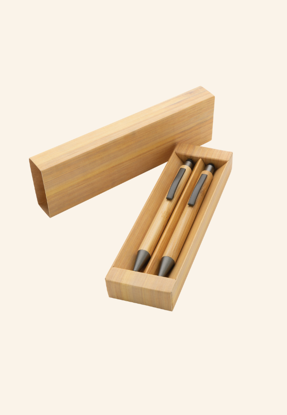 Coffret 2 stylos en bambou BambooWrite