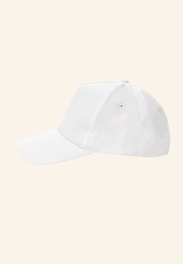 Casquette 5 panneaux en coton recyclé 190gr Élarine