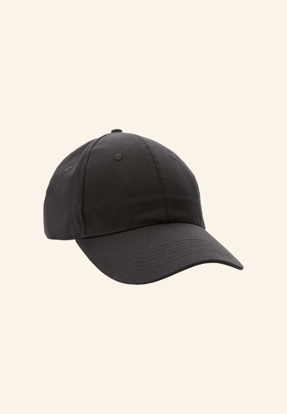 Casquette 6 panneaux en coton recyclé 190g/m² Maïlora