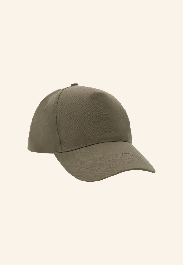 Casquette 5 panneaux en coton recyclé 190g Élarine