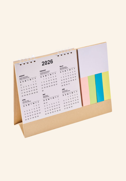 Calendrier de bureau de 4 ans PLANOTIK