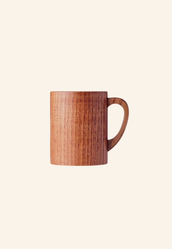 Mug 280ml en chêne massif Valentine