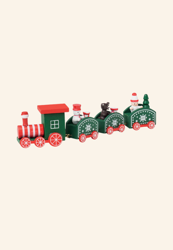 Décoration Noël Petit train tchoutchou