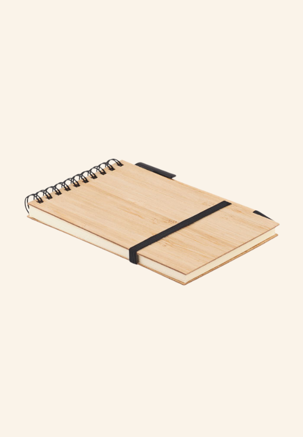 Bloc-notes A6 en bambou Gaspard
