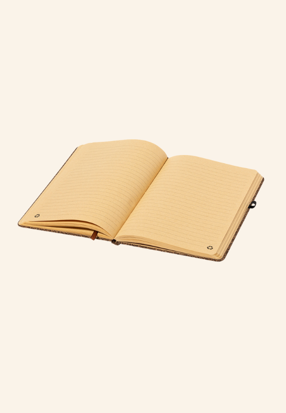 Carnet 80 feuilles A5 Fibre Café