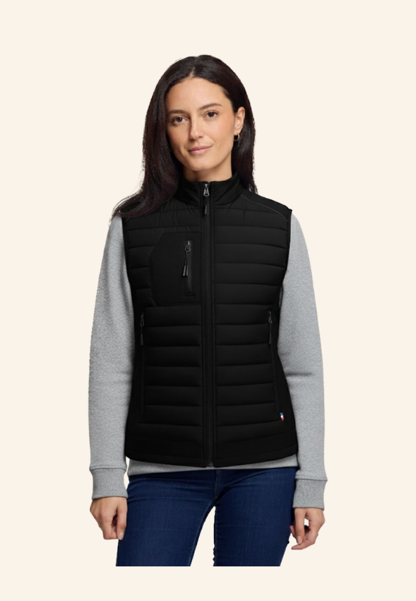 Bodywarmer sans manches Femme Made in France VESTA