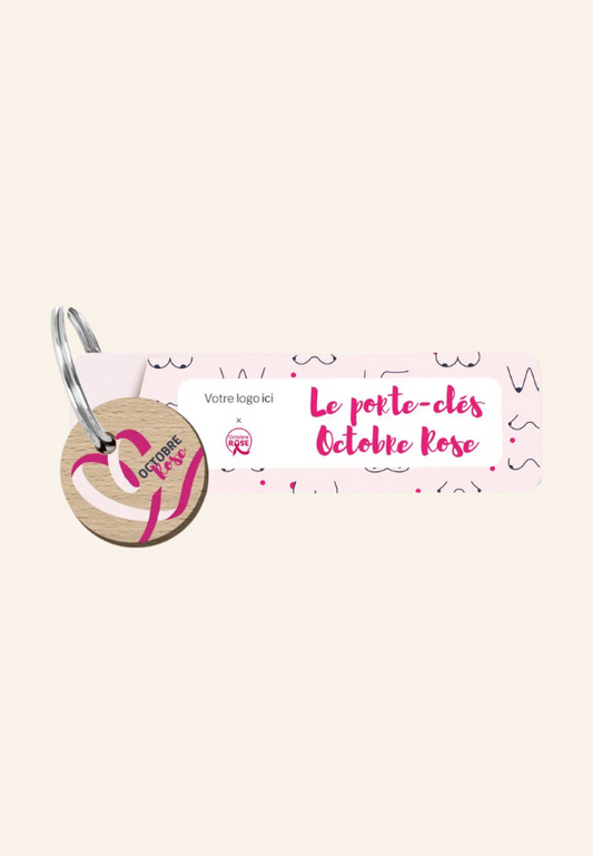 Porte cles édition Octobre Rose