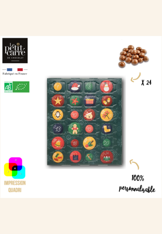Calendrier de l'avent Le petit carré de chocolat Bille
