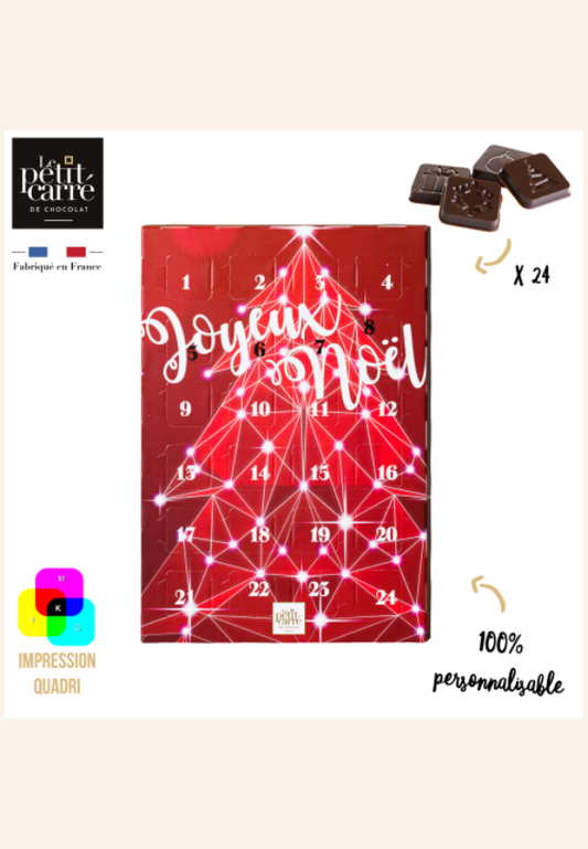 Calendrier de l'avent Le petit carré de chocolat Basic