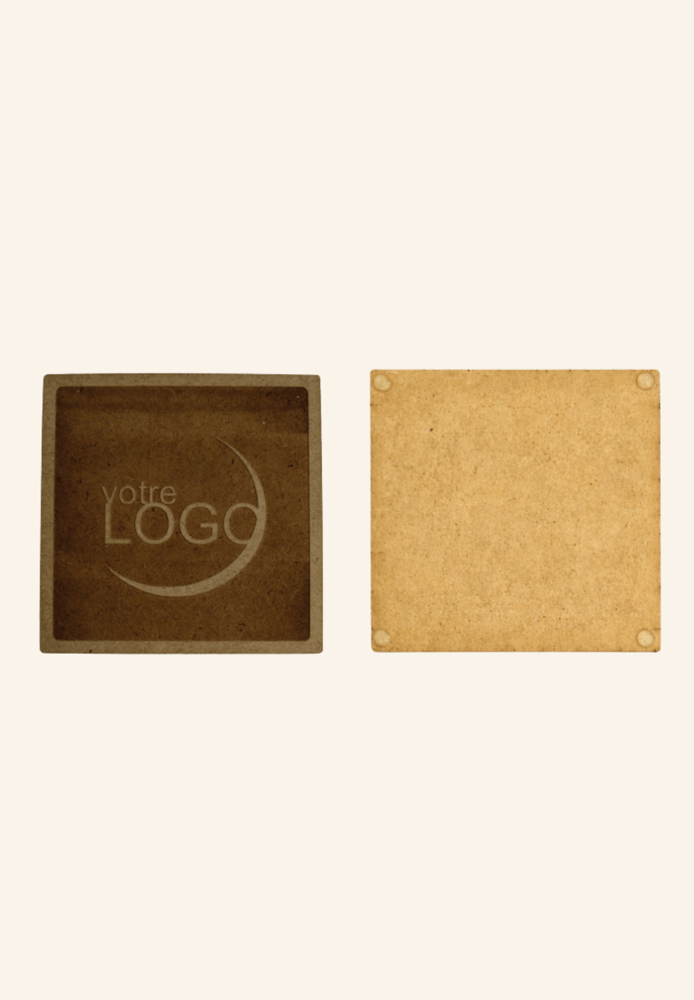 Dessous de verre en bois MDF