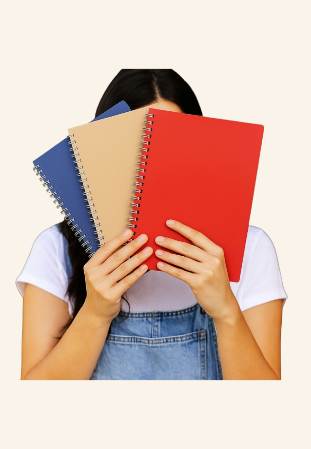 Cahier spirale A5 en cuir recyclé LIBER