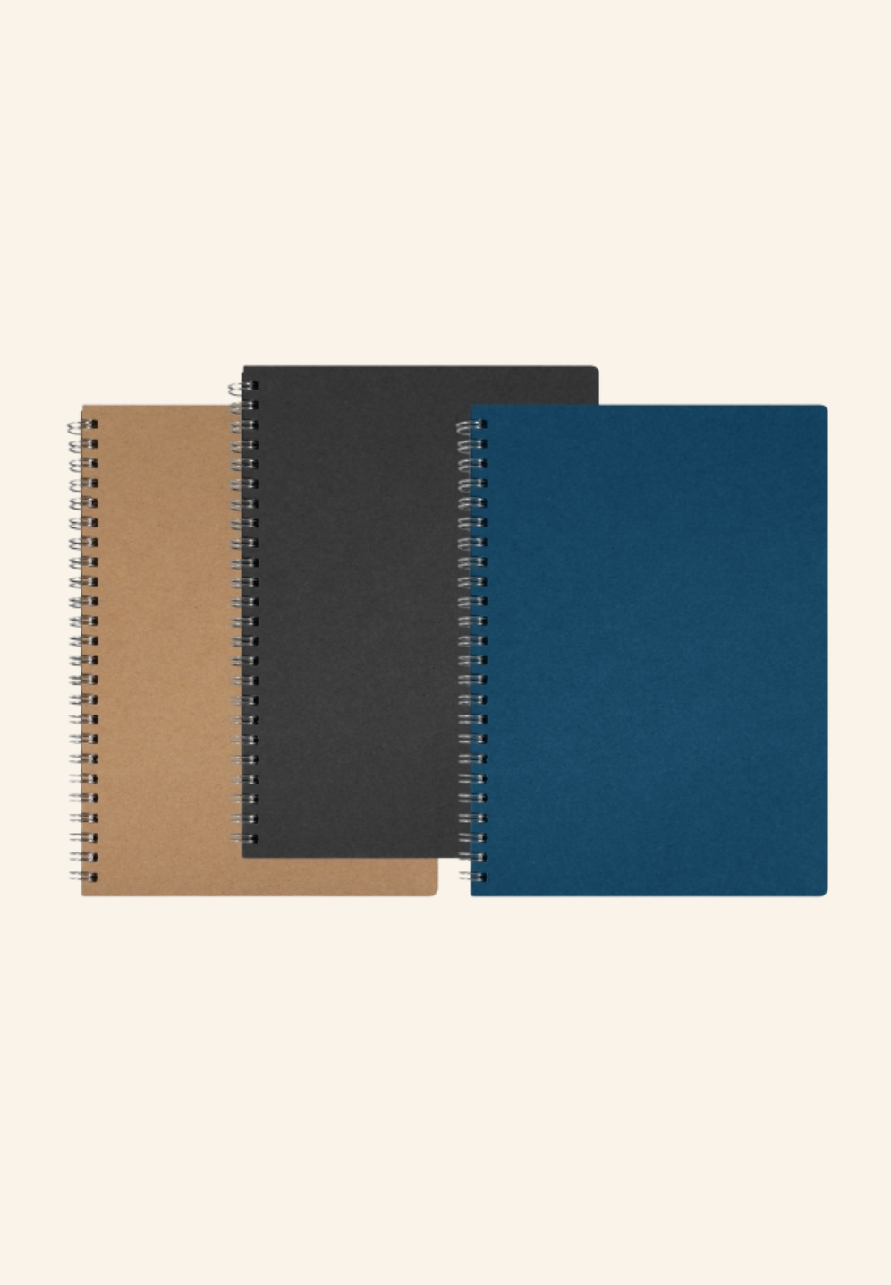 Cahier A5 rig. en carton recyclé FRENCHIE