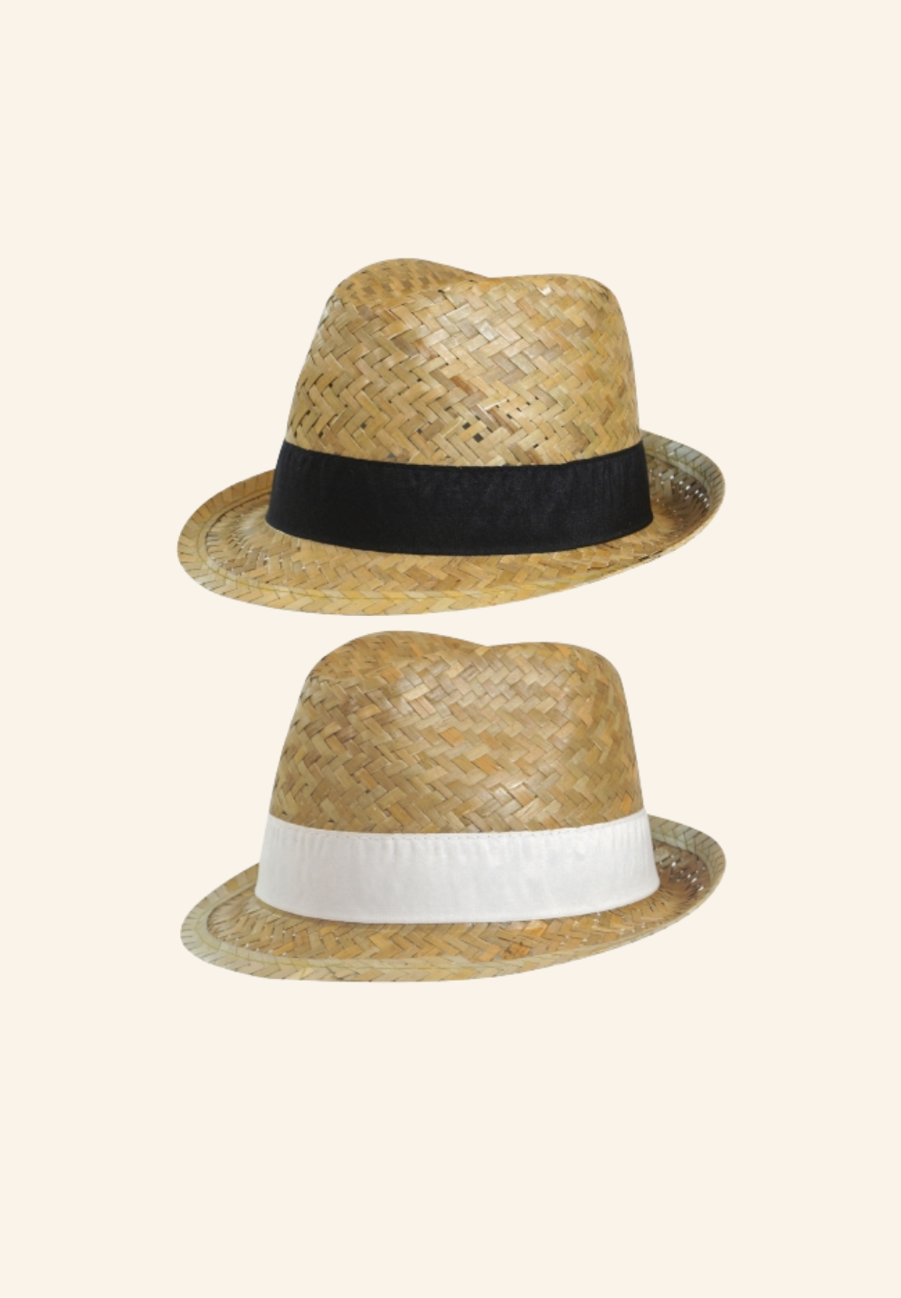 Chapeau en paille dorée et PET recyclé DOULOS