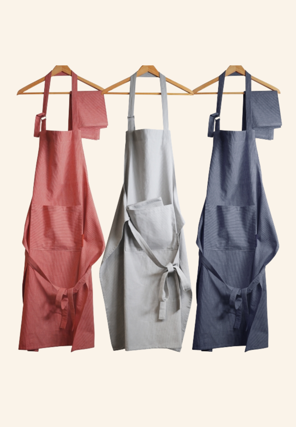 Tablier / Torchon en coton bio STRIPCOOK