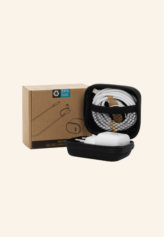 Set adaptateur et câble EcoCharge Duo