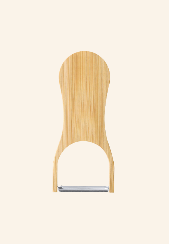 Outil de cuisine 2-en-1 en bambou Floréon