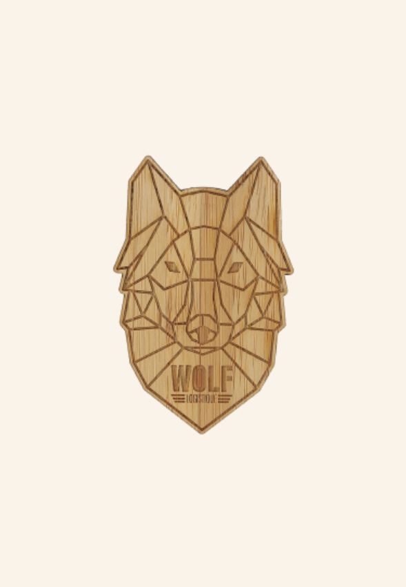 Badge en bambou 0-25 cm² BamTag