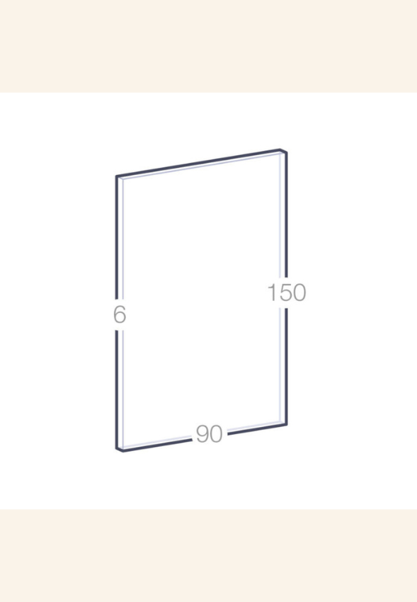 Plaque en Verre 15 cm Symera
