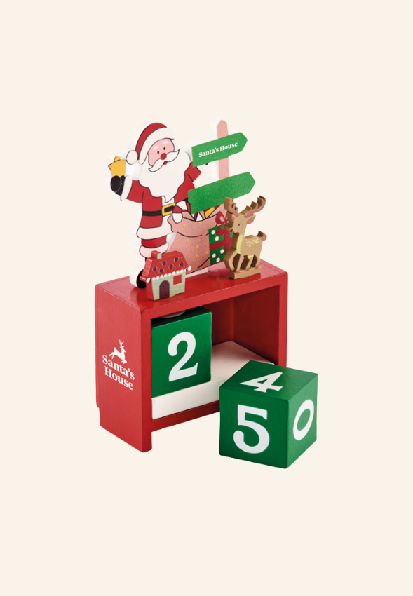 Calendrier en bois Noël KANTA