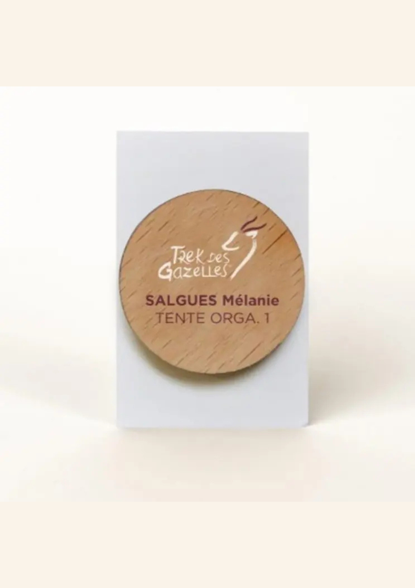 Badge Rond en bois Yoshi