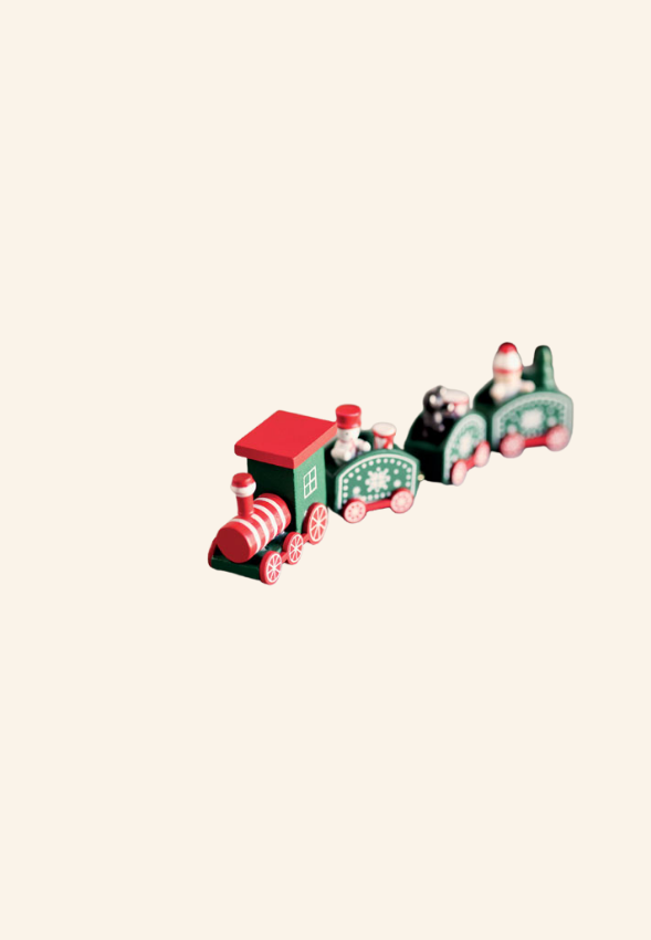 Décoration Noël Petit train tchoutchou