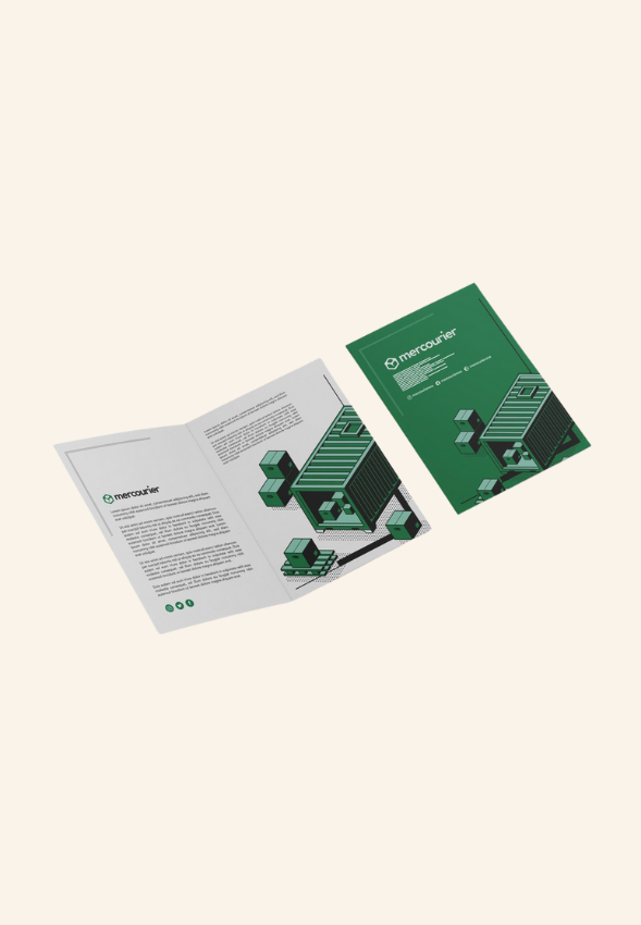 Dépliant A5 papiers recyclés