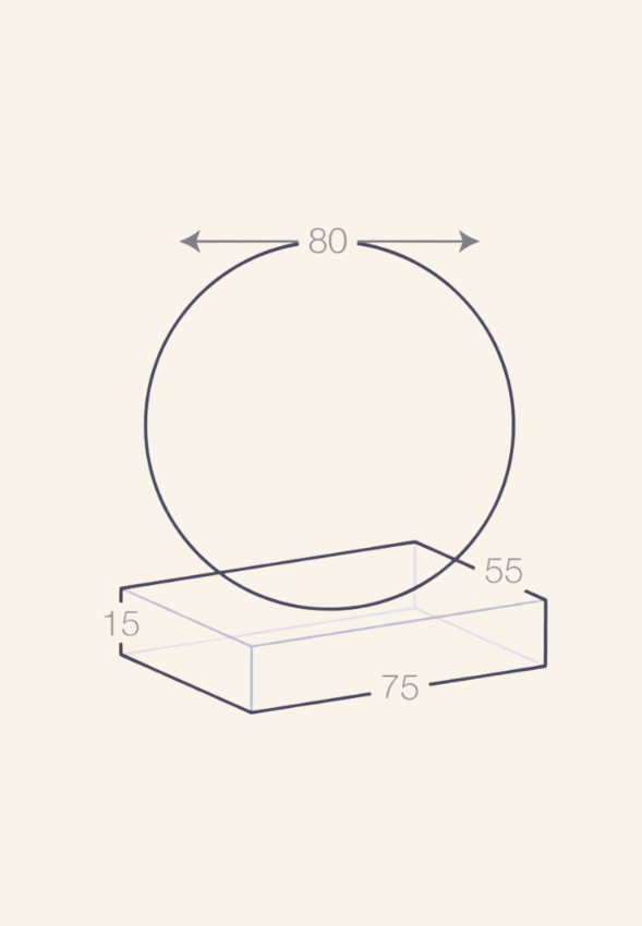 Trophée Sphère sur Socle de Verre Lysandreau