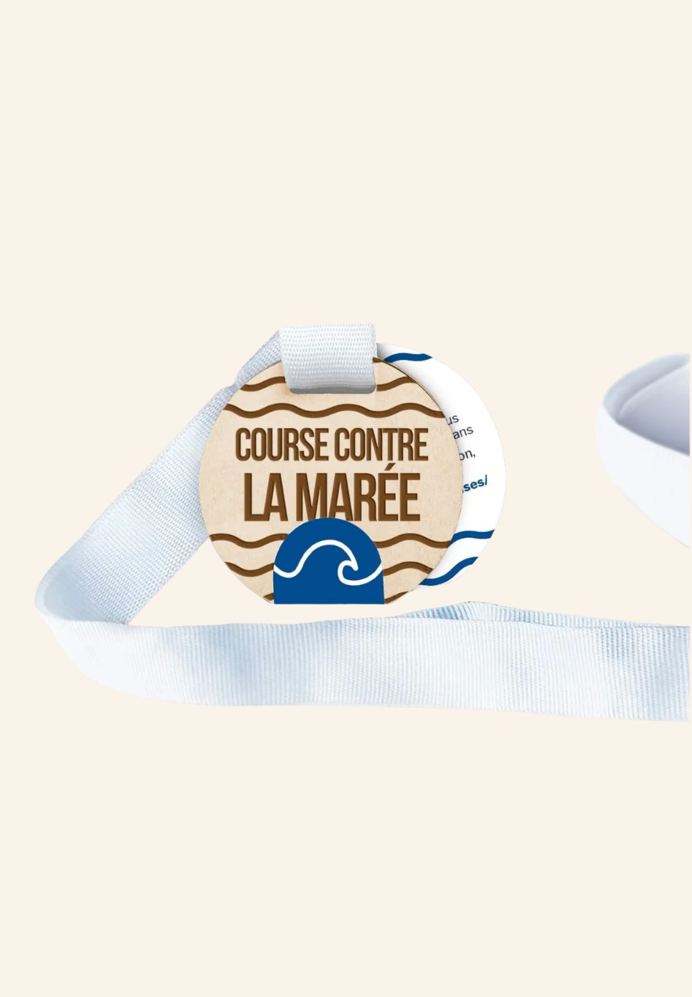 Médaille en bois avec graines de tournesol SUNRISE LÉONIE