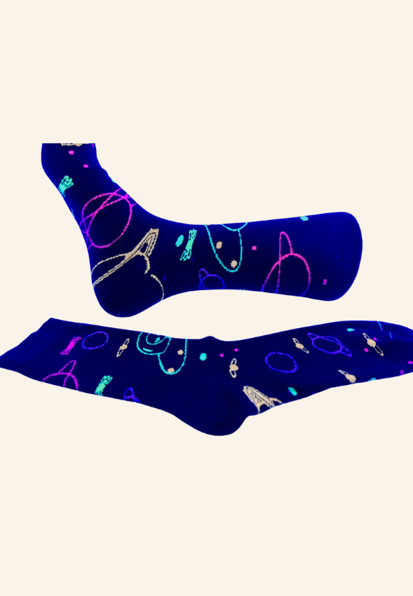 Chaussettes tricotées en coton EcoSocks