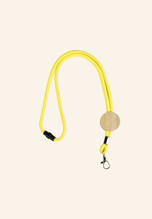 Tour de cou en bois et coton WoodyTag