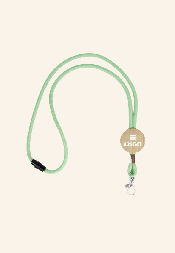 Tour de cou en bois et coton WoodyTag