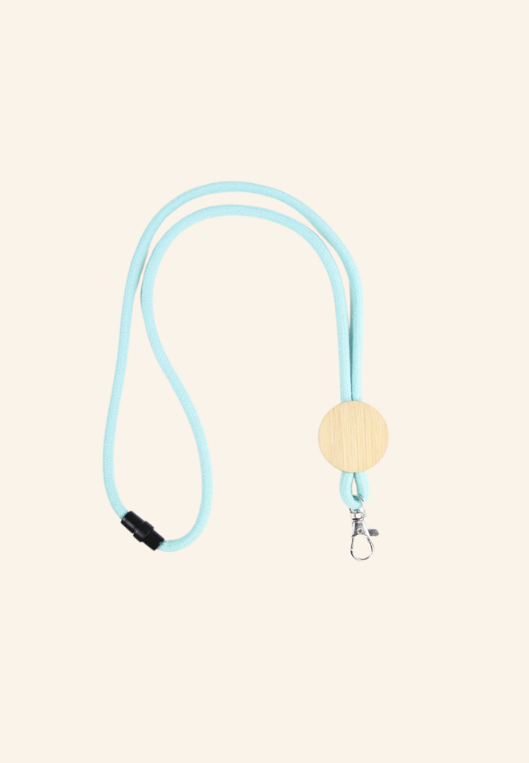 Tour de cou en bois et coton WoodyTag