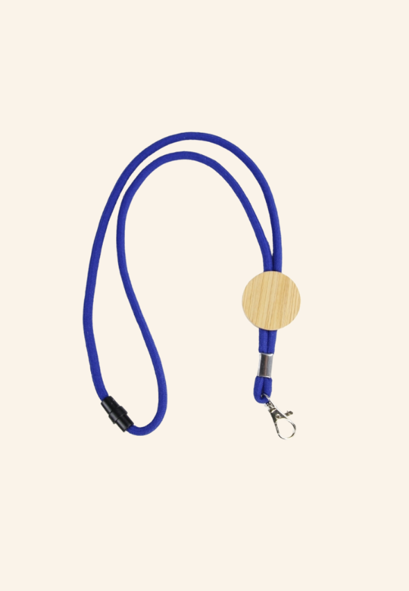 Tour de cou en bois et coton WoodyTag