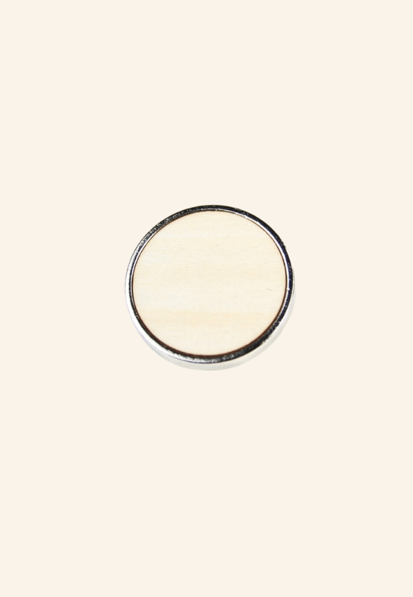 Pin's rond en bois 20mm WoodRound