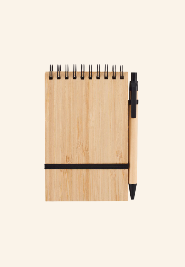 Bloc-notes A6 en bambou Gaspard