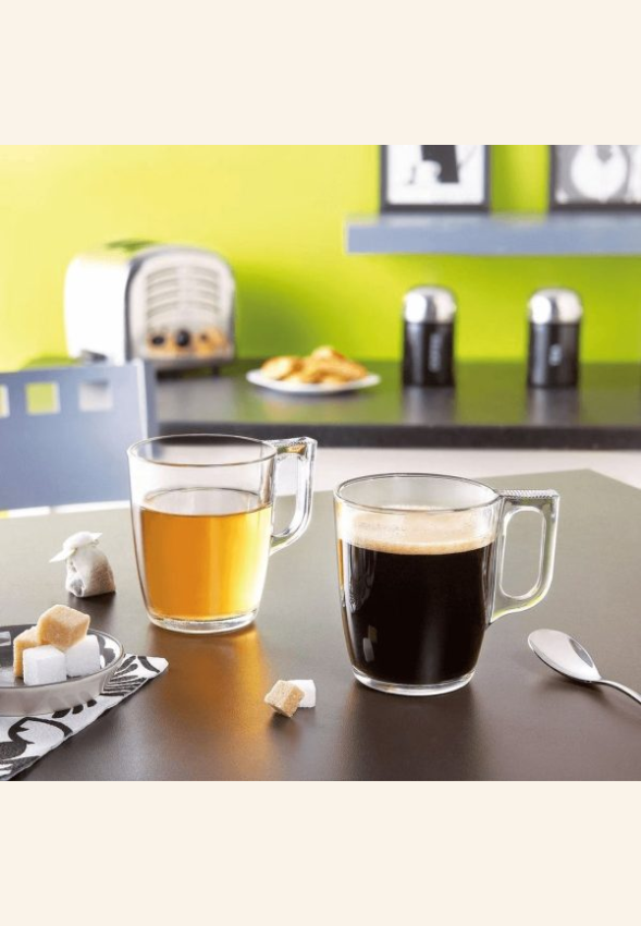 Petit mug en verre 25cl Joe