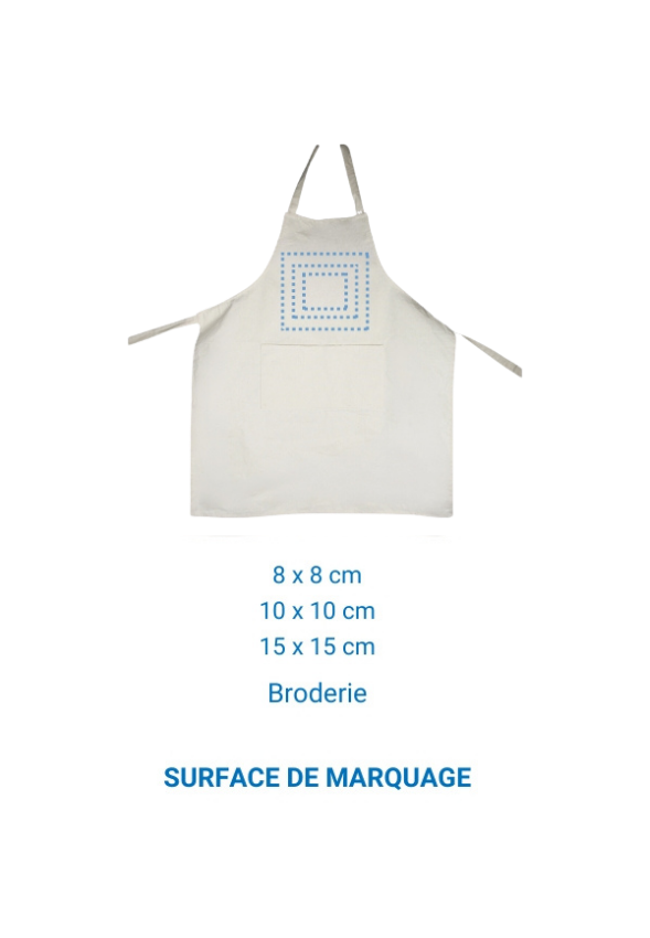 Tablier coton naturel AUGUSTE