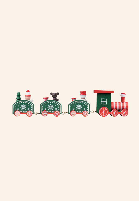 Décoration Noël Petit train tchoutchou