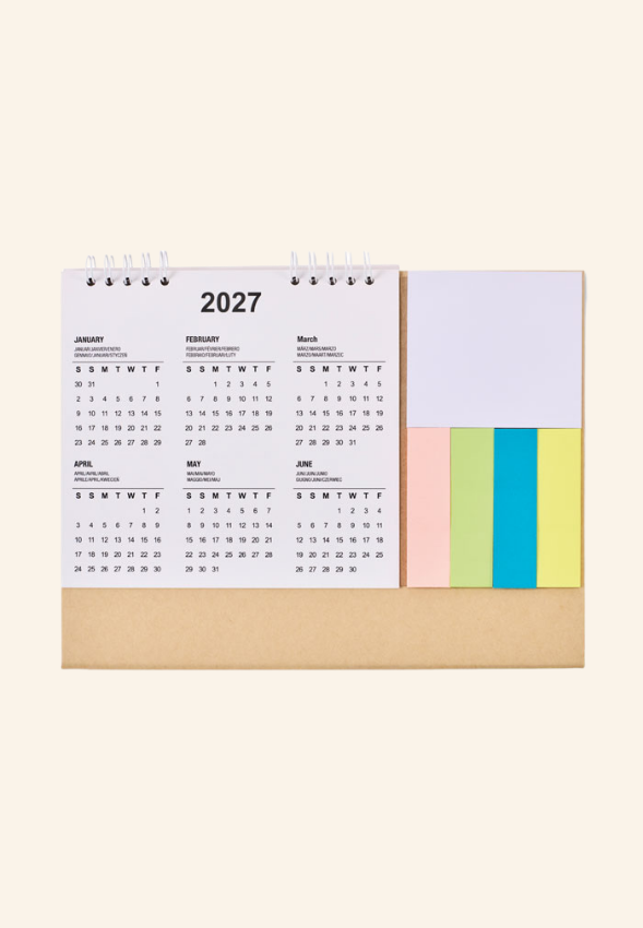 Calendrier de bureau de 4 ans PLANOTIK