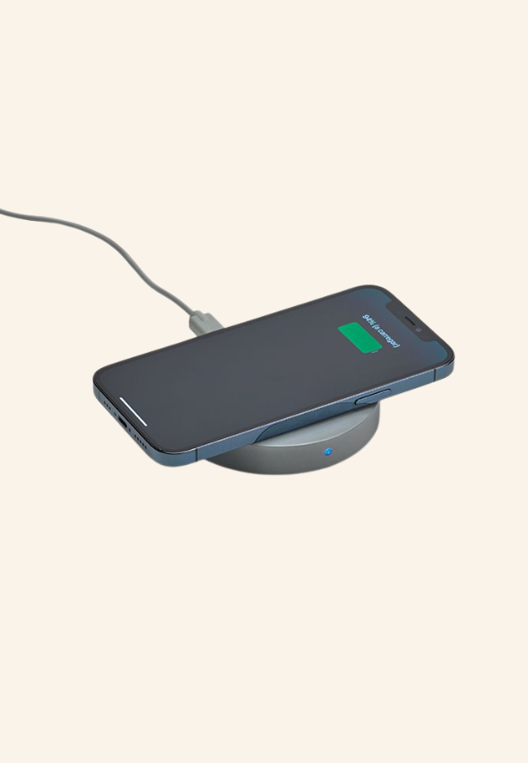 Chargeur sans fil en pierre calcaire LUNI