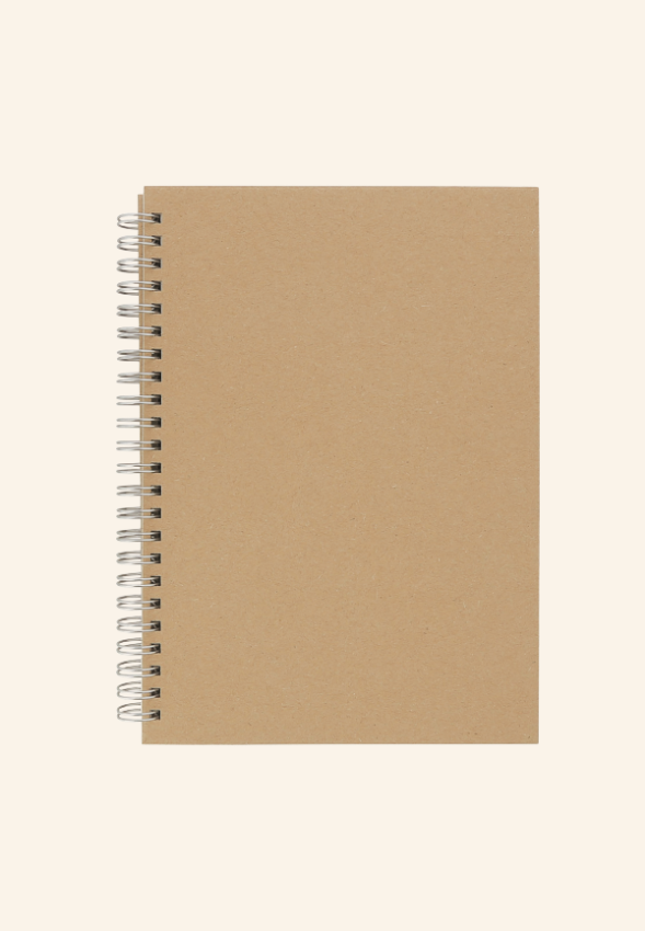 Carnet spirale en papier recyclé A5 Gaëline