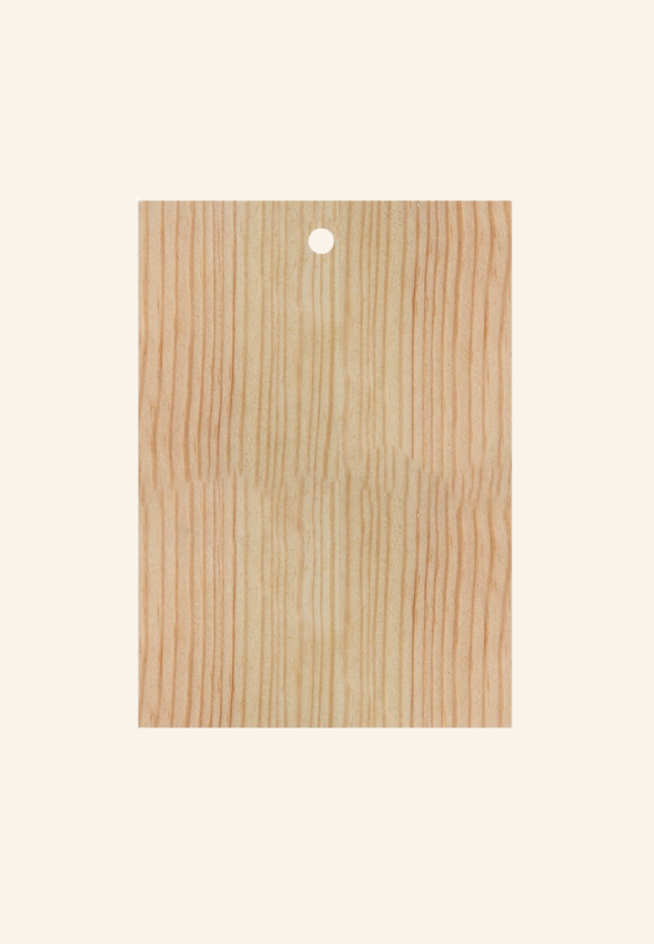 Badge - Tour de cou en bois naturel Terra