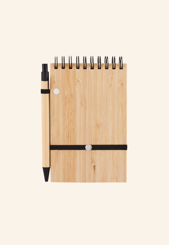 Bloc-notes A6 en bambou Gaspard