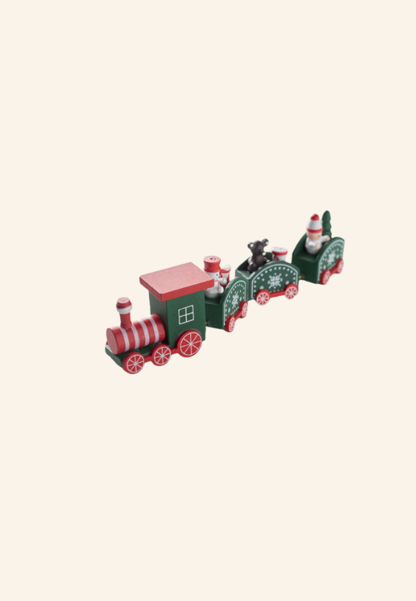 Décoration Noël Petit train tchoutchou