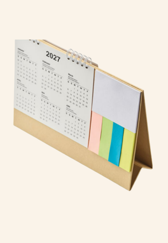 Calendrier de bureau de 4 ans PLANOTIK