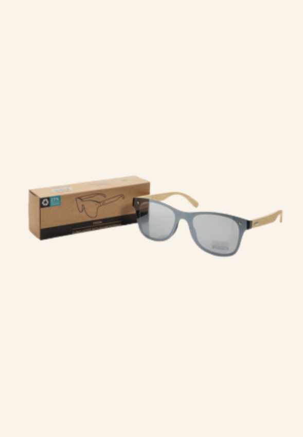 Lunettes de soleil en plastique recyclé RCS et bambou Siriss