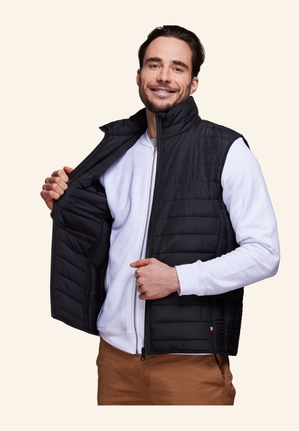 Doudoune Sans Manches Homme Made in France TORVAL