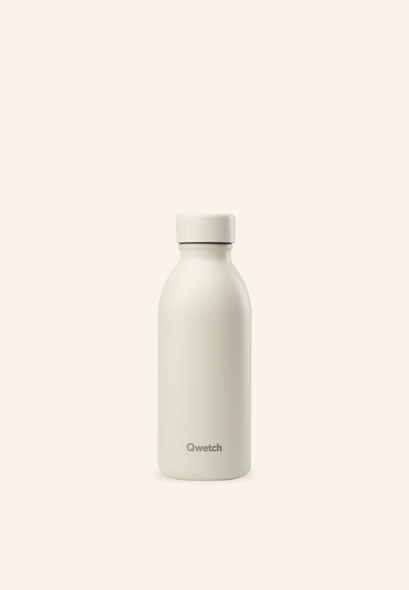 Bouteille 500 ml en acier inoxydable recyclé Qwetch
