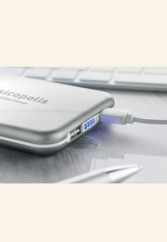 Chargeur externe solaire 4000 mAh Ophéliane