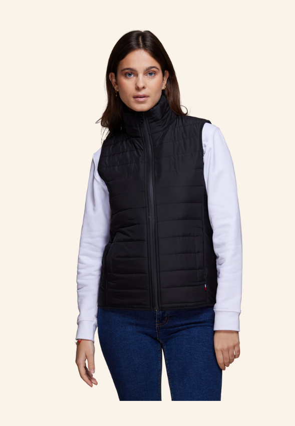Doudoune Sans Manches Femme Made in France LUNAVA